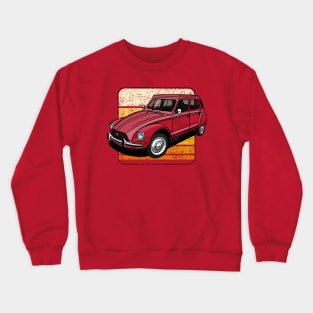 Drawing of the car for nice people Crewneck Sweatshirt